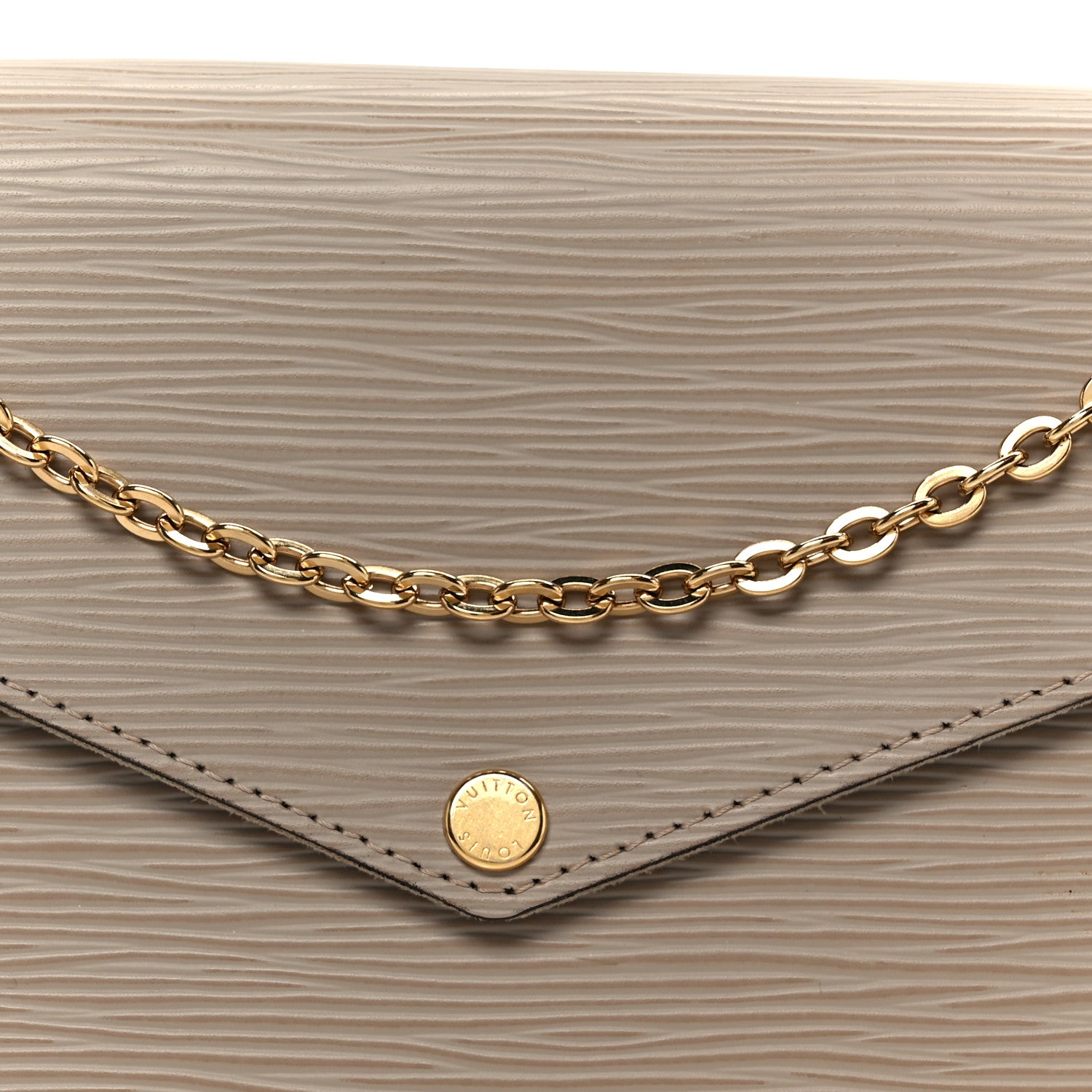 Louis Vuitton Epi Felicie Pochette Chain Wallet Galet 12 of 14