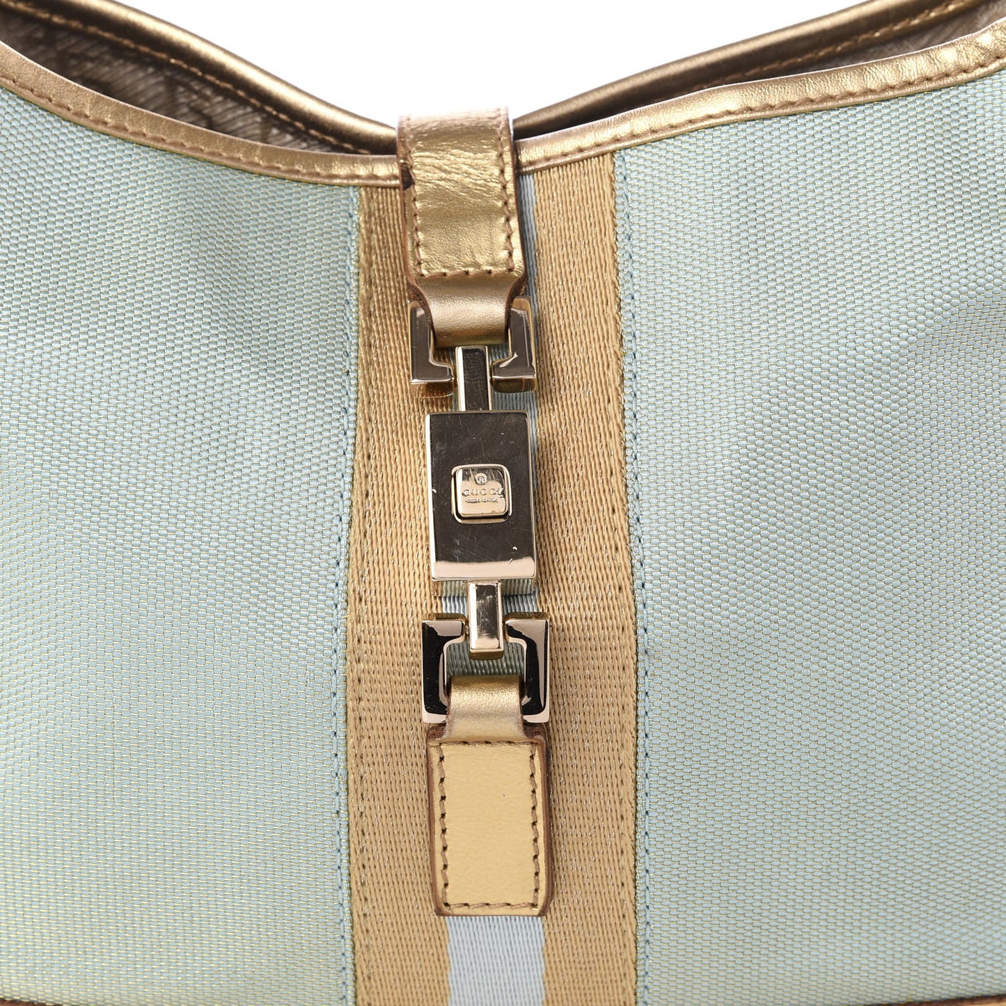 Metallic Calfskin Jackie O Hobo Gold