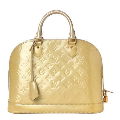 Louis Vuitton Vernis Alma PM Blanc Corail 1 of 19
