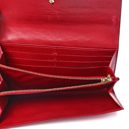 Louis Vuitton Vernis Sarah Wallet Pomme D'Amour 5 of 14