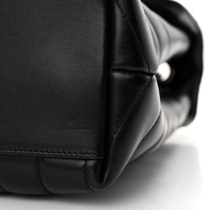 Saint Laurent Calfskin Y Quilted Monogram Medium Loulou Chain Satchel Black 11 of 14