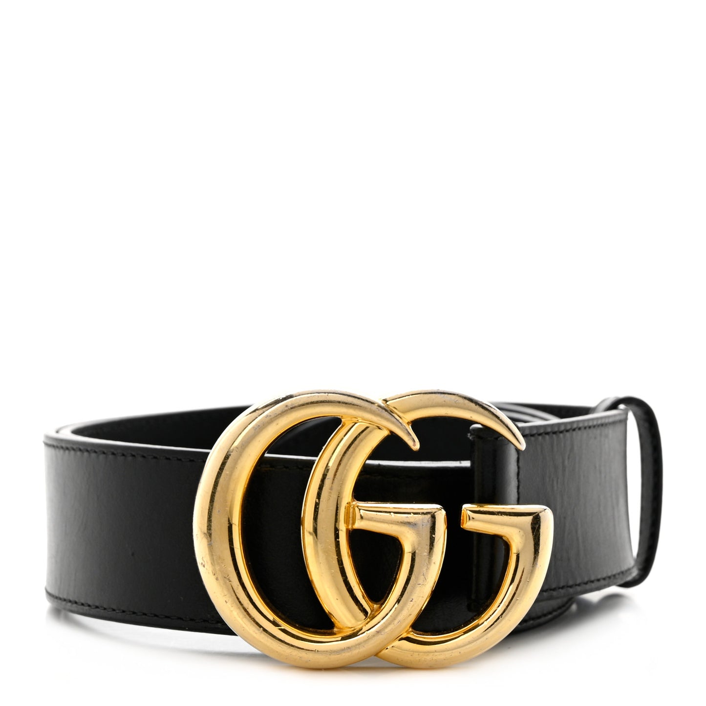 Plutone Calfskin Double G 40mm Belt 85 34 Black