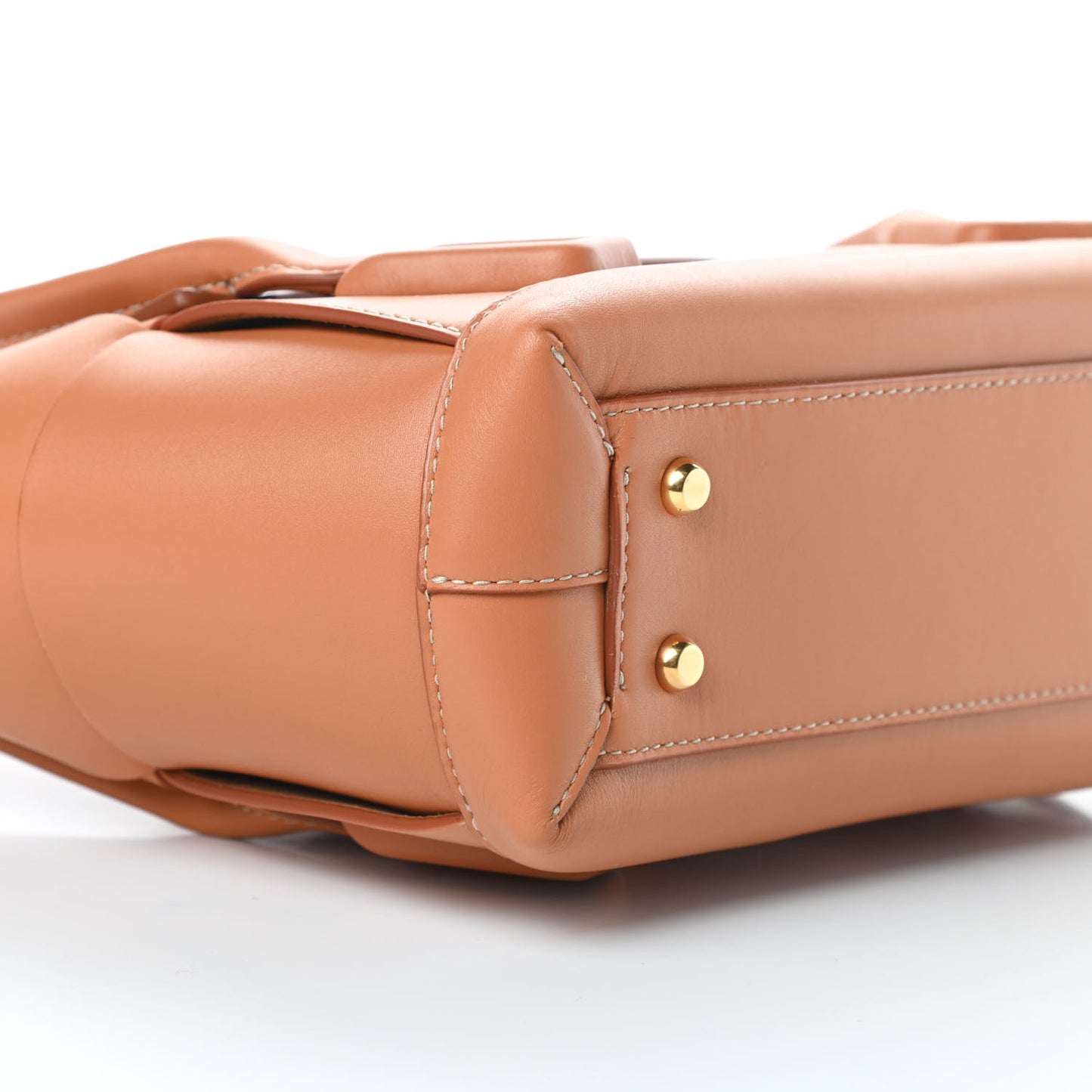 French Calfskin Maxi Intrecciato Arco 33 Wood