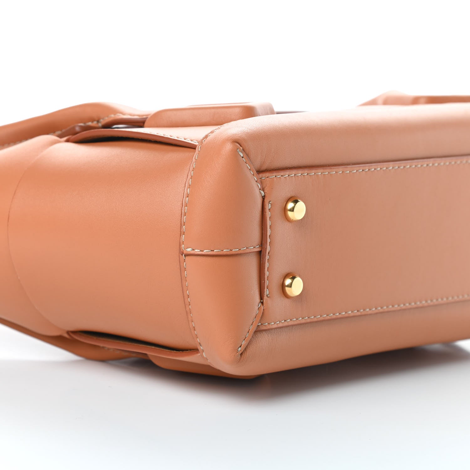 Bottega Veneta French Calfskin Maxi Intrecciato Arco 33 Wood 8 of 9