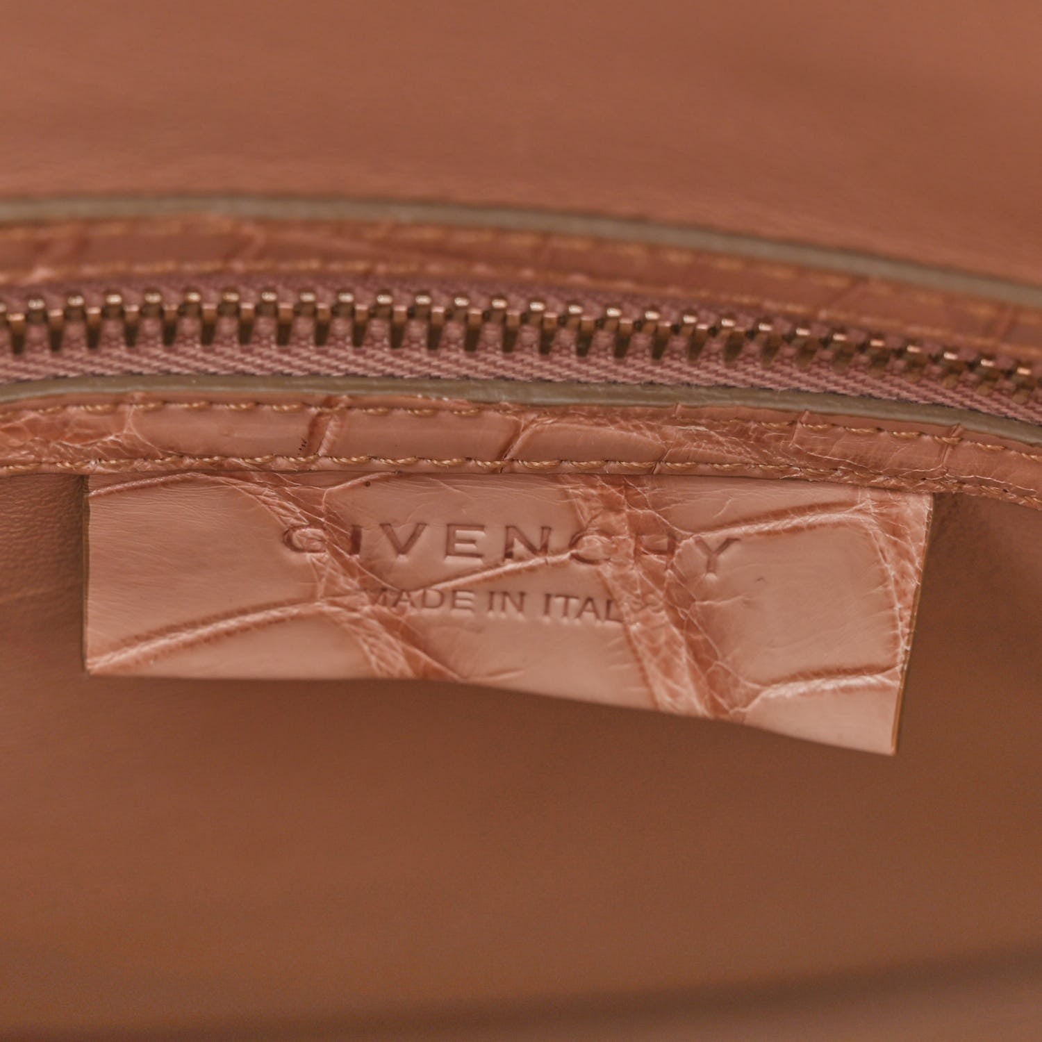 Givenchy Crocodile Medium Antigona Nude Pink 6 of 10