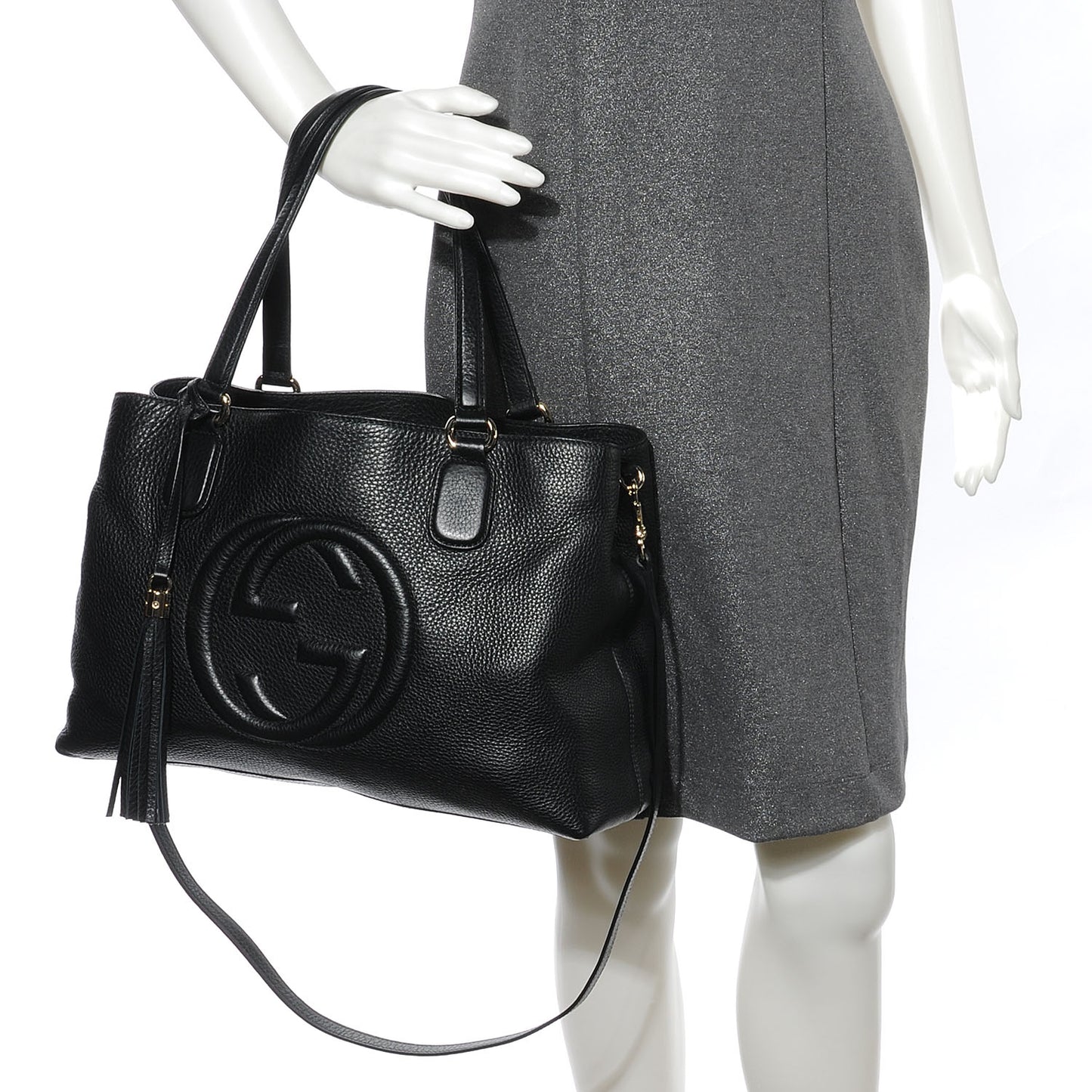 Cellarius Calfskin Medium Soho Working Tote Black