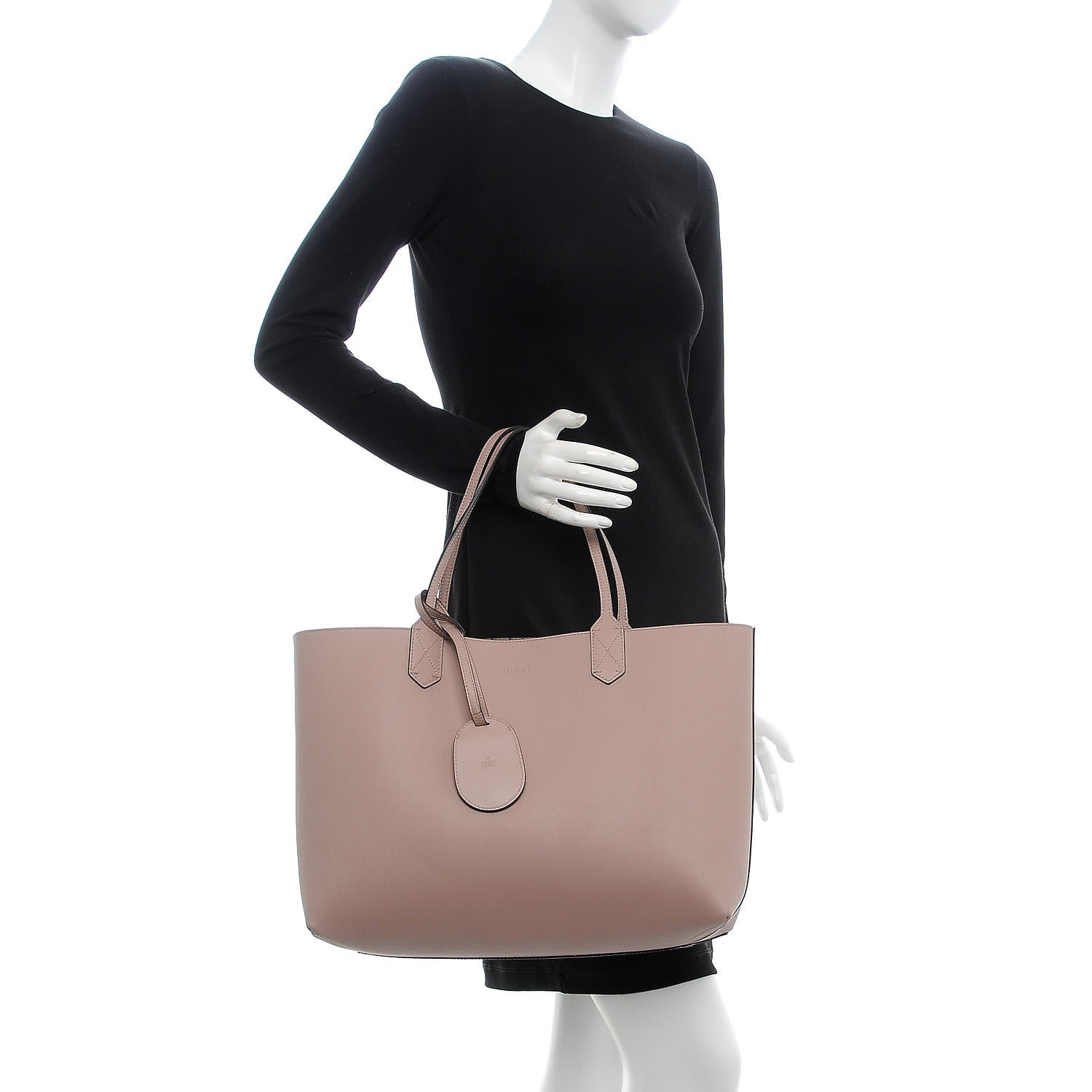 Gucci GG Supreme Monogram Medium Reversible Tote Beige Dark Cipria 2 of 11