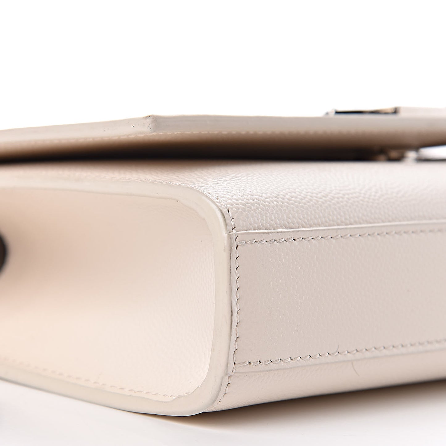 Grain De Poudre Small Monogram Kate Satchel Icy White
