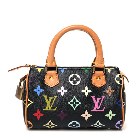 Monogram Multicolor Mini Sac HL Speedy Black