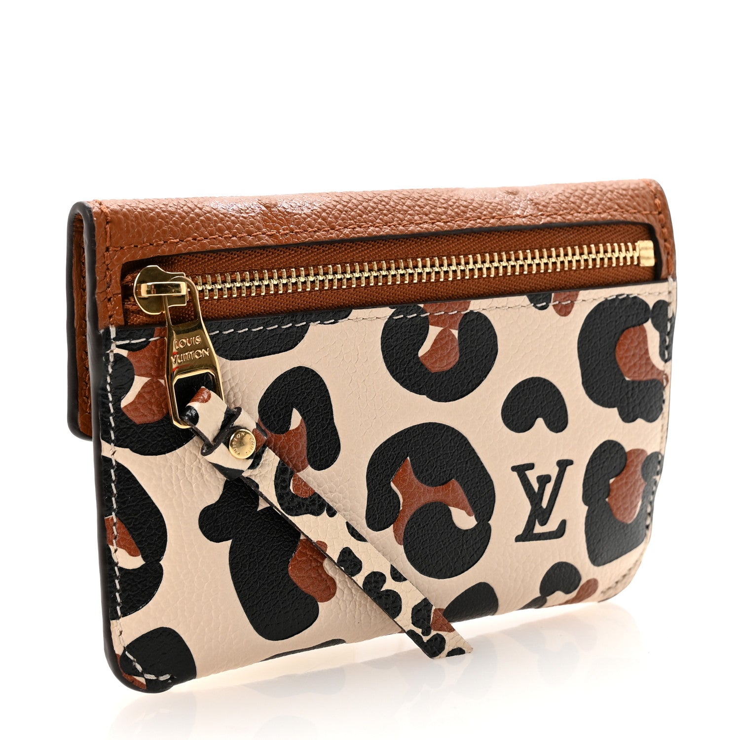 Louis Vuitton Empreinte Monogram Giant Wild At Heart Key Pouch Caramel 3 of 7