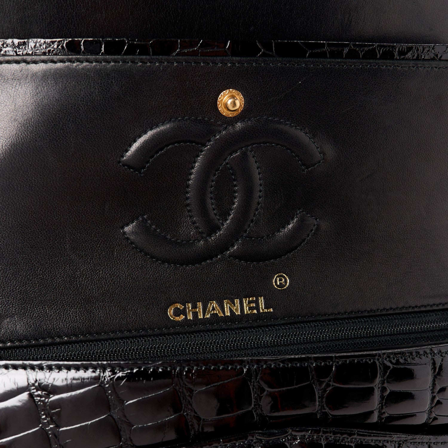 Chanel Alligator Small Double Flap Black 6 of 11