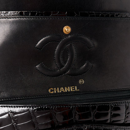 Chanel Alligator Small Double Flap Black 6 of 11