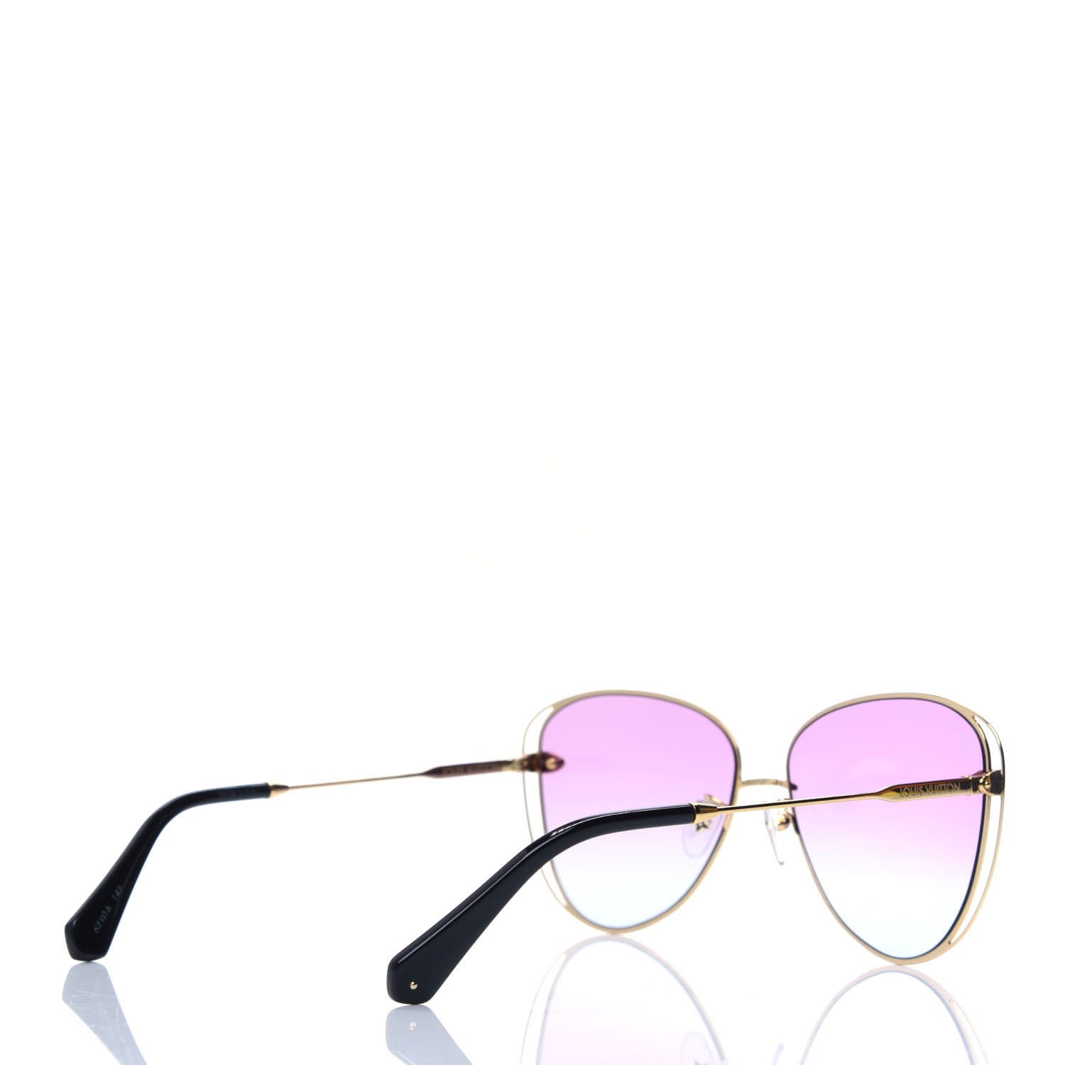 Louis Vuitton Metal A Nous Deux Sunglasses Z1306E Purple Blue 4 of 9
