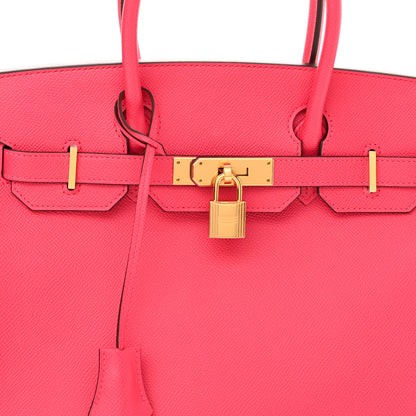 Hermes Epsom Birkin 30 Rose Extreme 8 of 11