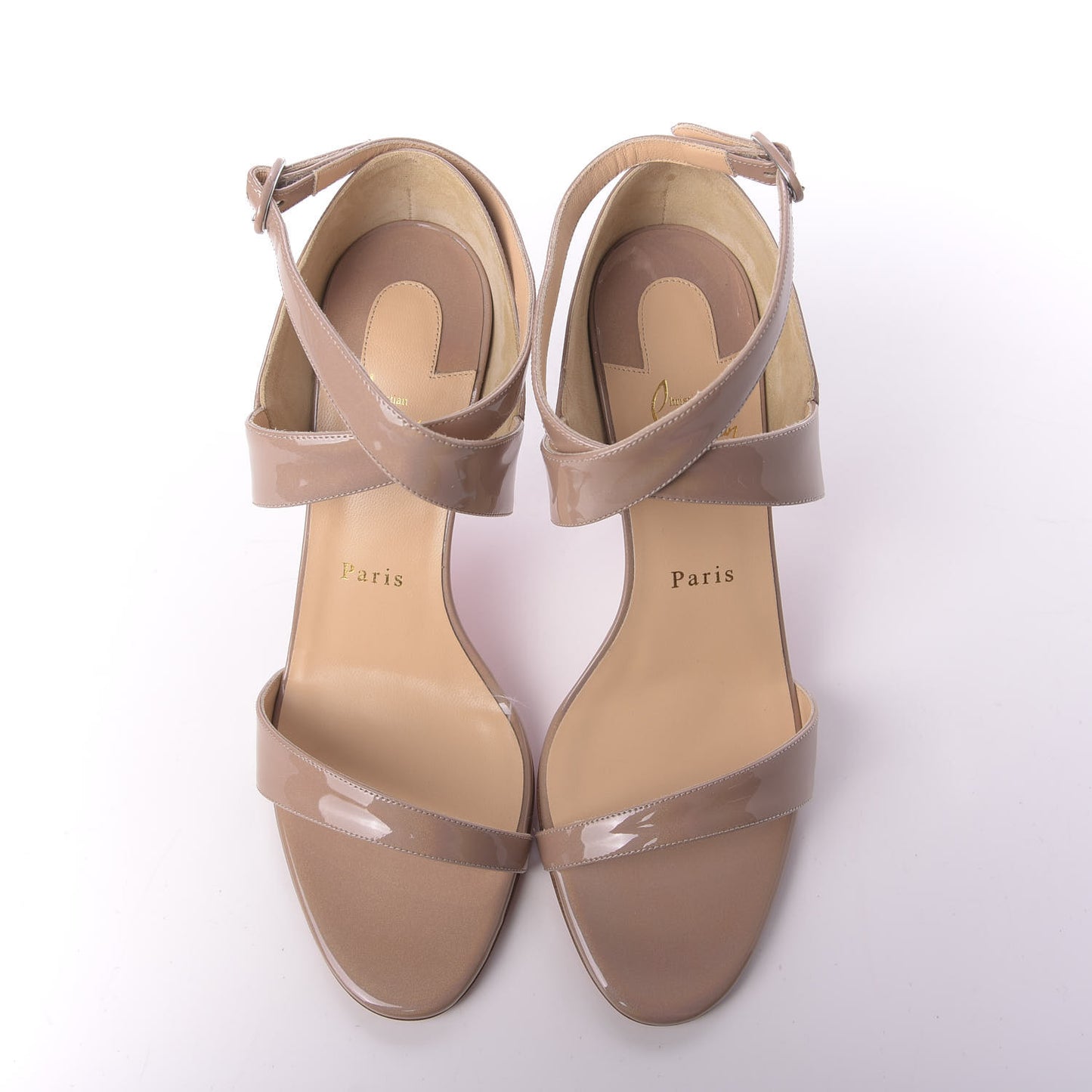 Patent Liloo After Sun 85 Open Toe Sandals 40 Nude