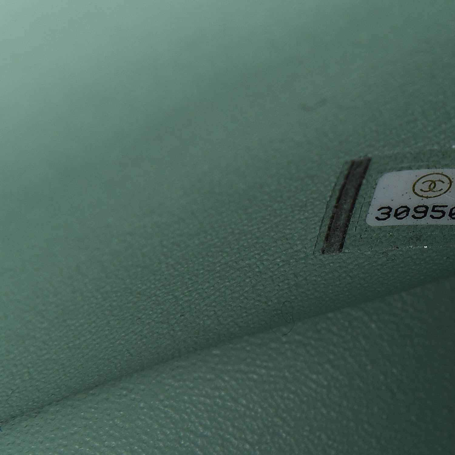 Chanel Lambskin Quilted Mini Rectangular Flap Light Green 9 of 9