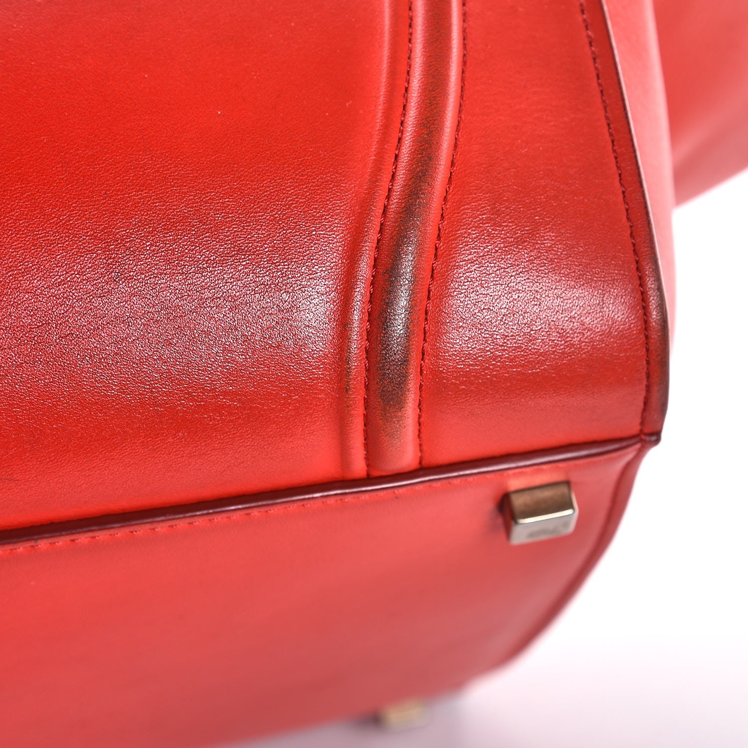 Celine Smooth Calfskin Medium Phantom Luggage Vermillion 16 of 17