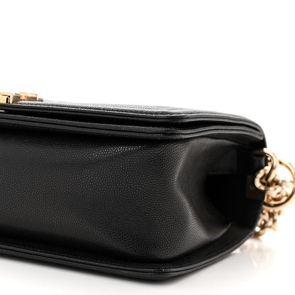 Chanel Caviar Quilted Medium Boy Flap Black 10 of 10