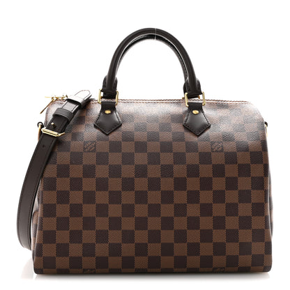 Louis Vuitton Damier Ebene Speedy Bandouliere 30 1 of 10