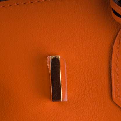 Hermes Swift Birkin 25 Orange 15 of 26
