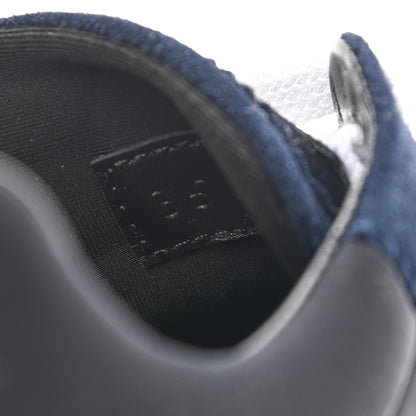 Hermes Technical Canvas Suede Goatskin Womens Bouncing Sneakers 35 Black Gris Osmium 8 of 9