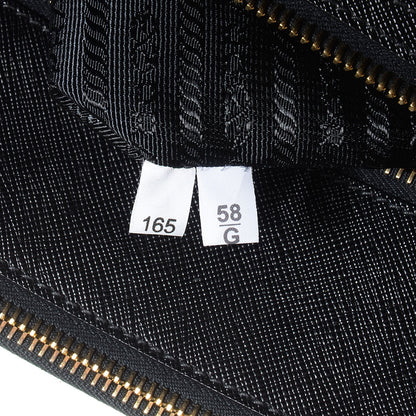 Prada Saffiano Lux Extra Large Galleria Double Zip Tote Black 8 of 10