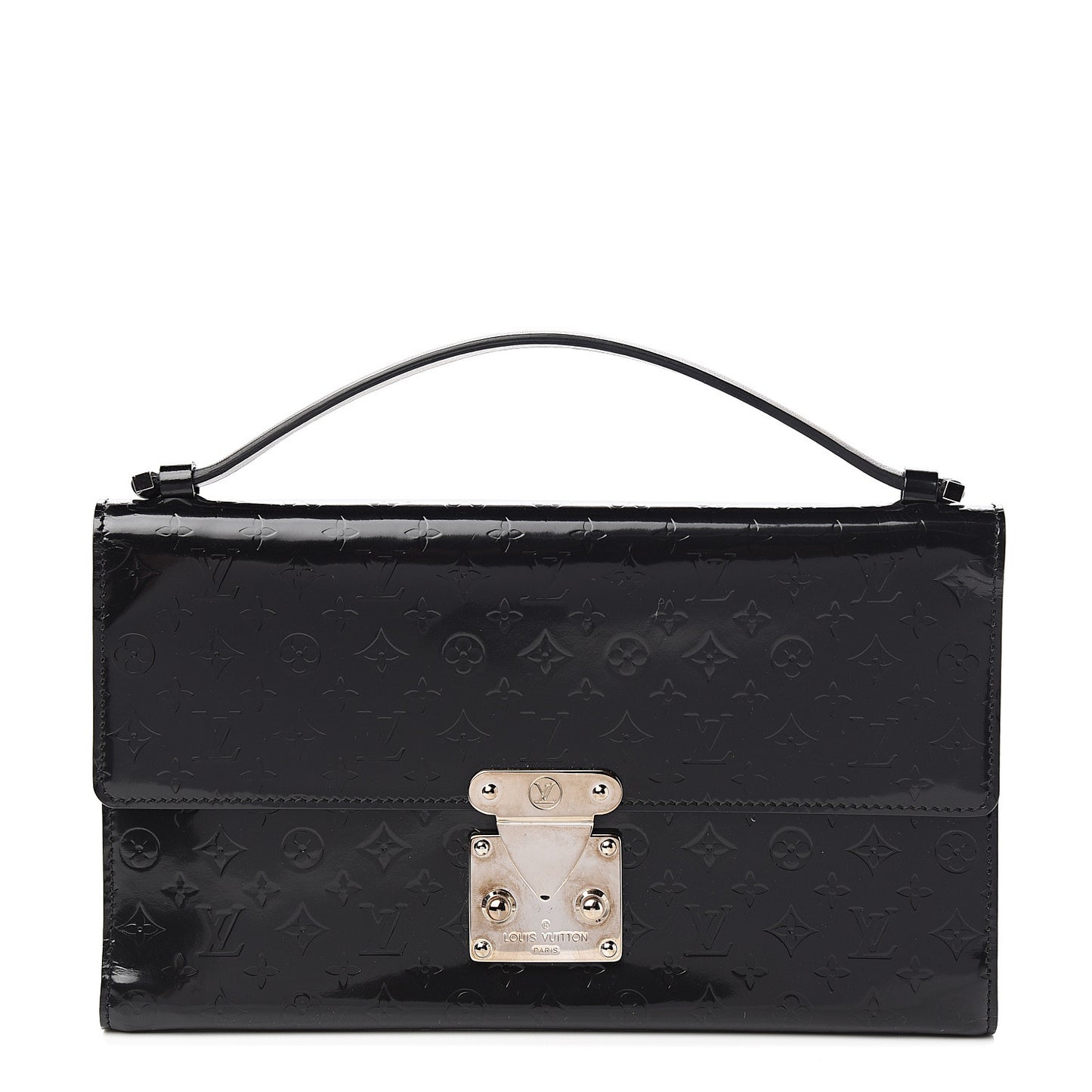 Monogram Glace Anouchka Pochette MM Black