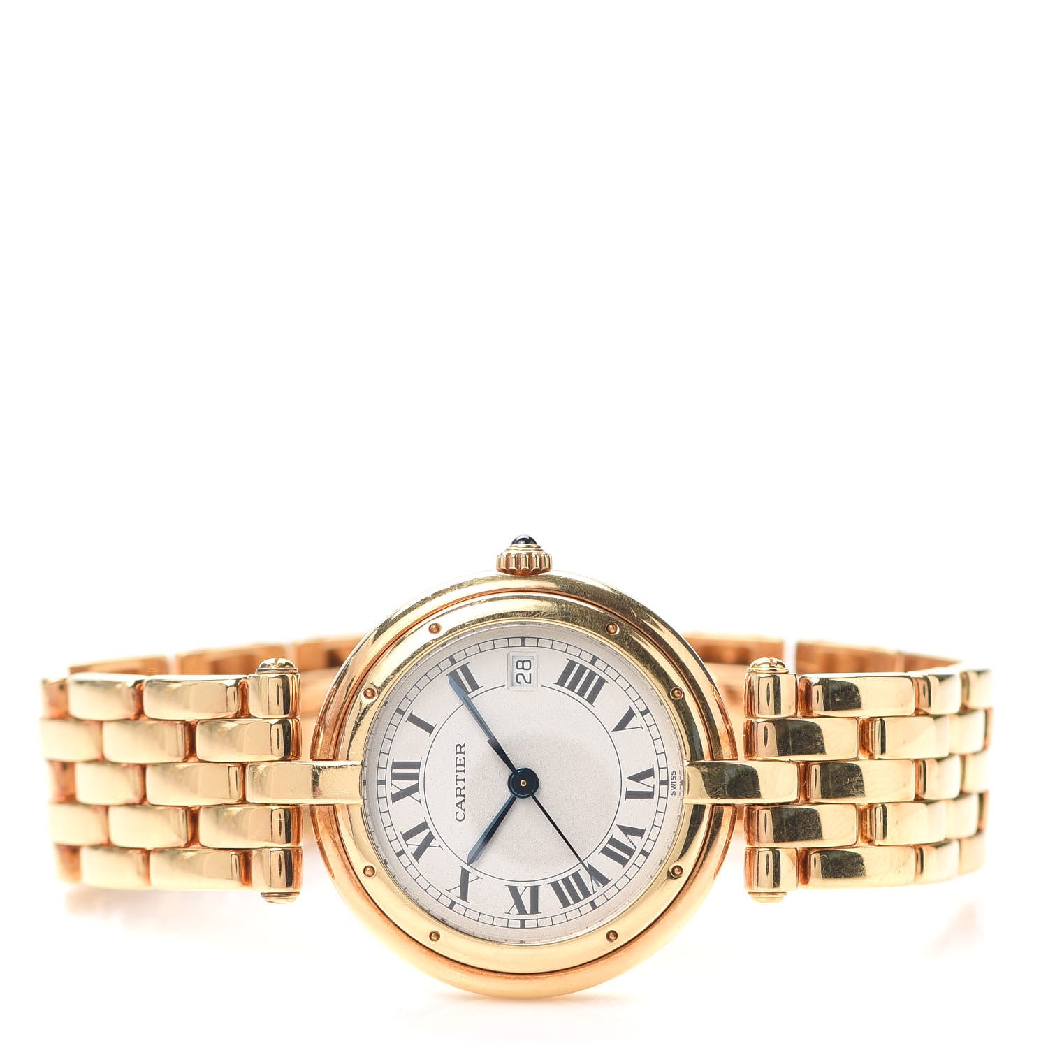Cartier 18K Yellow Gold 29mm Panthere Vendome Quartz Watch 2 of 5