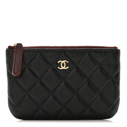 Chanel Caviar Quilted Small Cosmetic Case Black 1 of 7