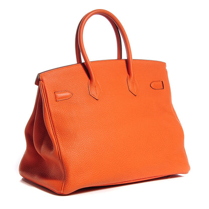 Hermes Togo Birkin 35 Orange 3 of 28