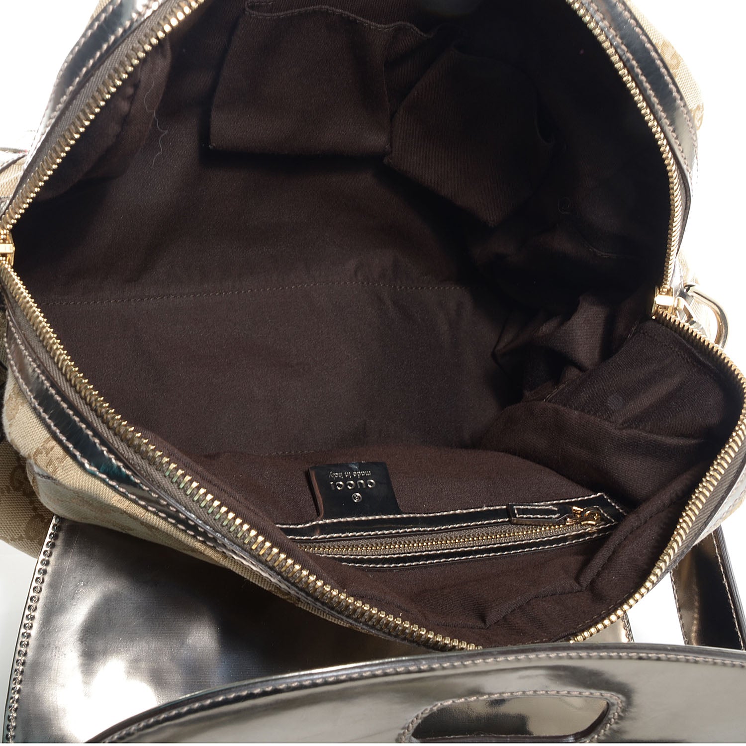 Gucci Monogram Pop Bamboo Large Top Handle Tote 5 of 7