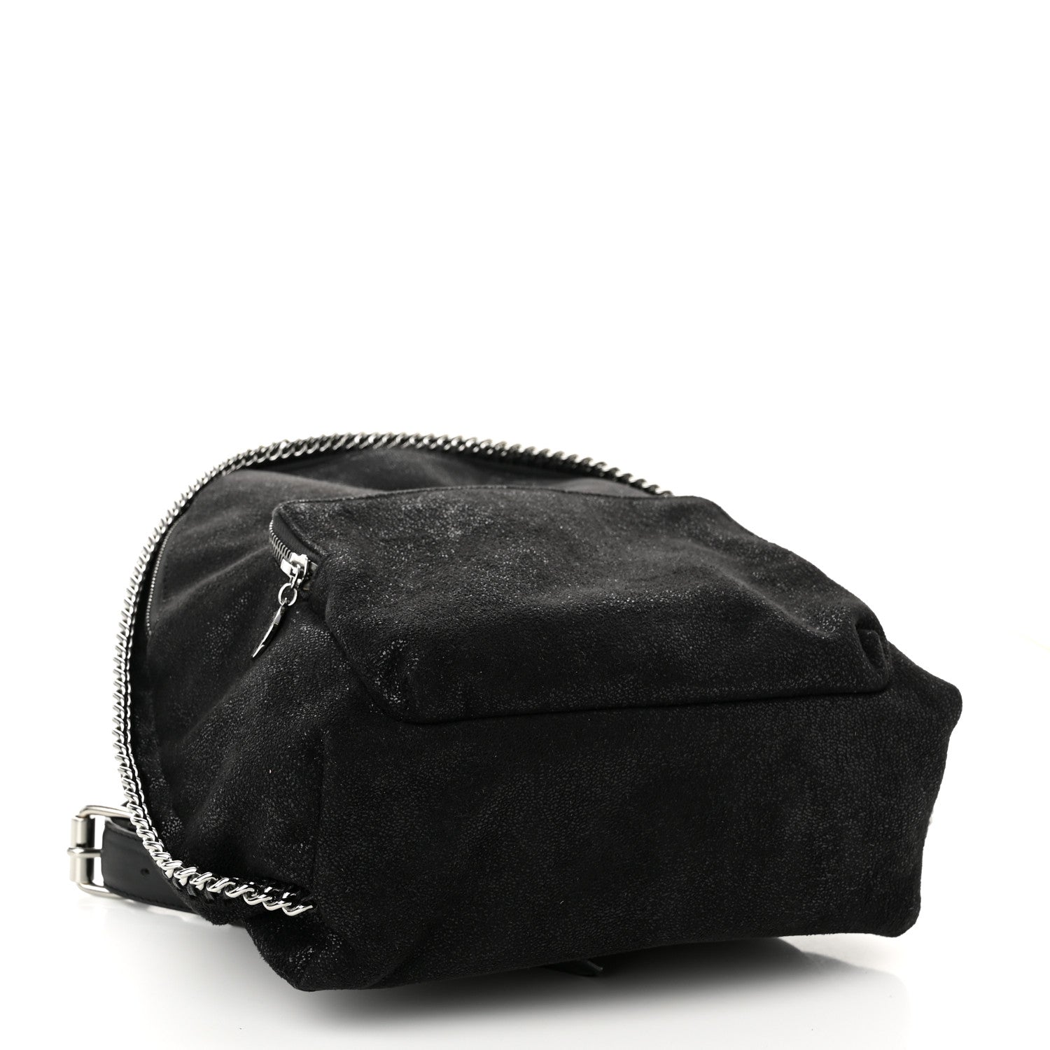 Stella McCartney Shaggy Deer Small Falabella Backpack Black 4 of 10
