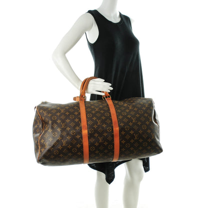 Louis Vuitton Monogram Keepall 55 2 of 9