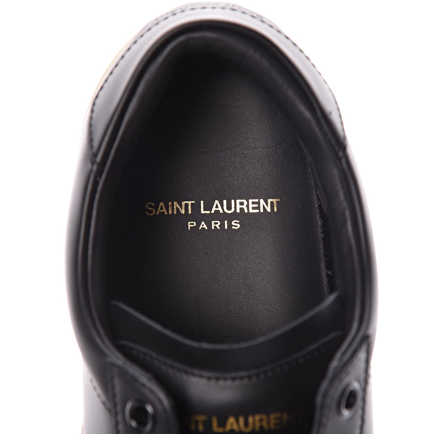 Calfskin SL/06 Classic Court Sneakers 36 Black