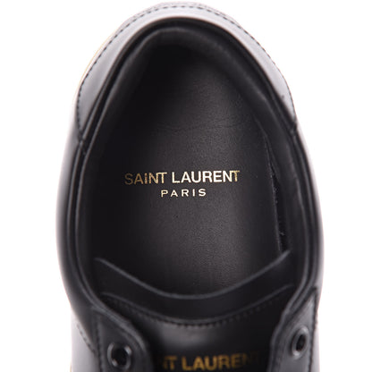 Saint Laurent Calfskin SL/06 Classic Court Sneakers 36 Black 8 of 9