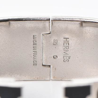 Hermes Enamel Wide Clic Clac H Bracelet PM Black 4 of 5