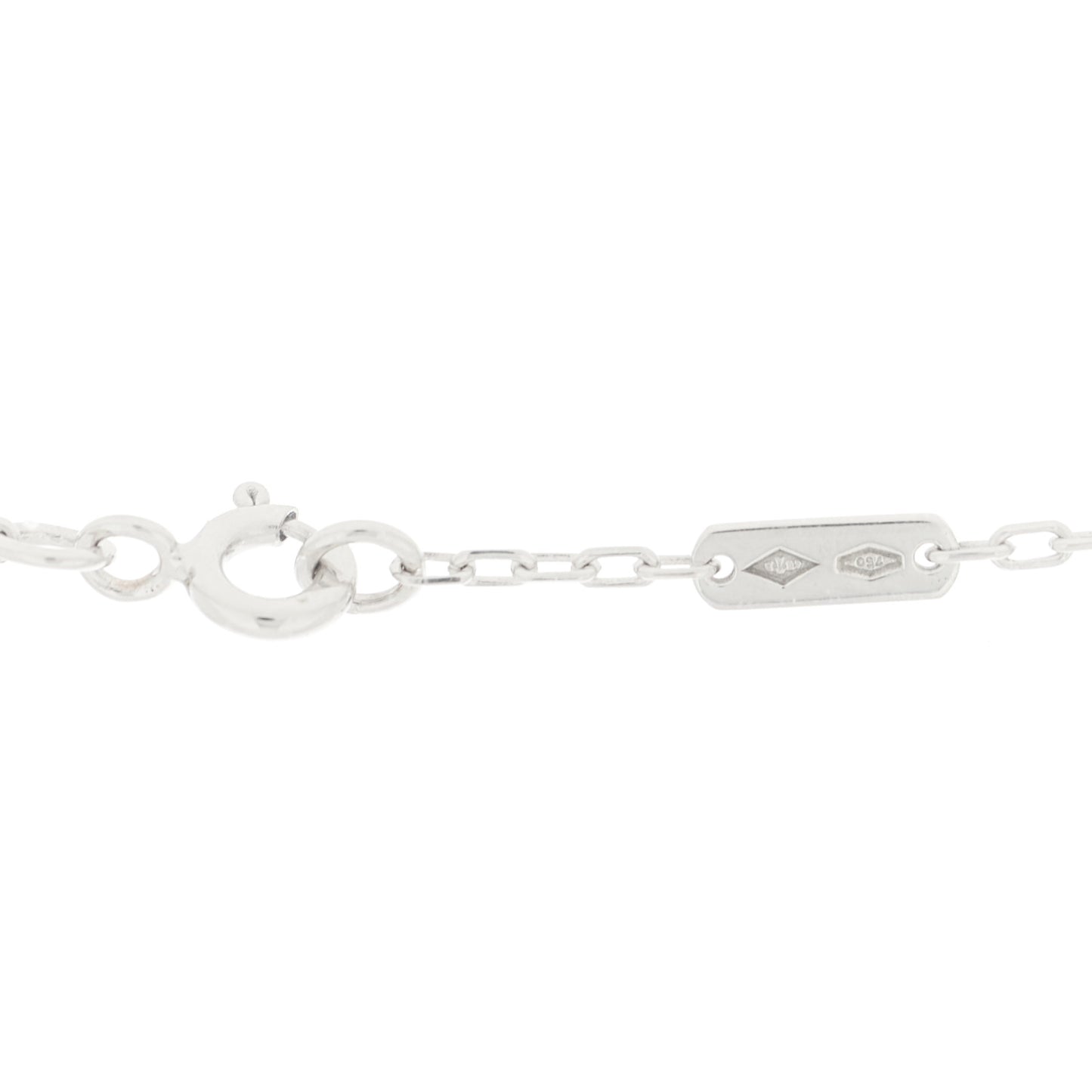 18K White Gold Diamond .59ct Ava Pendant Necklace