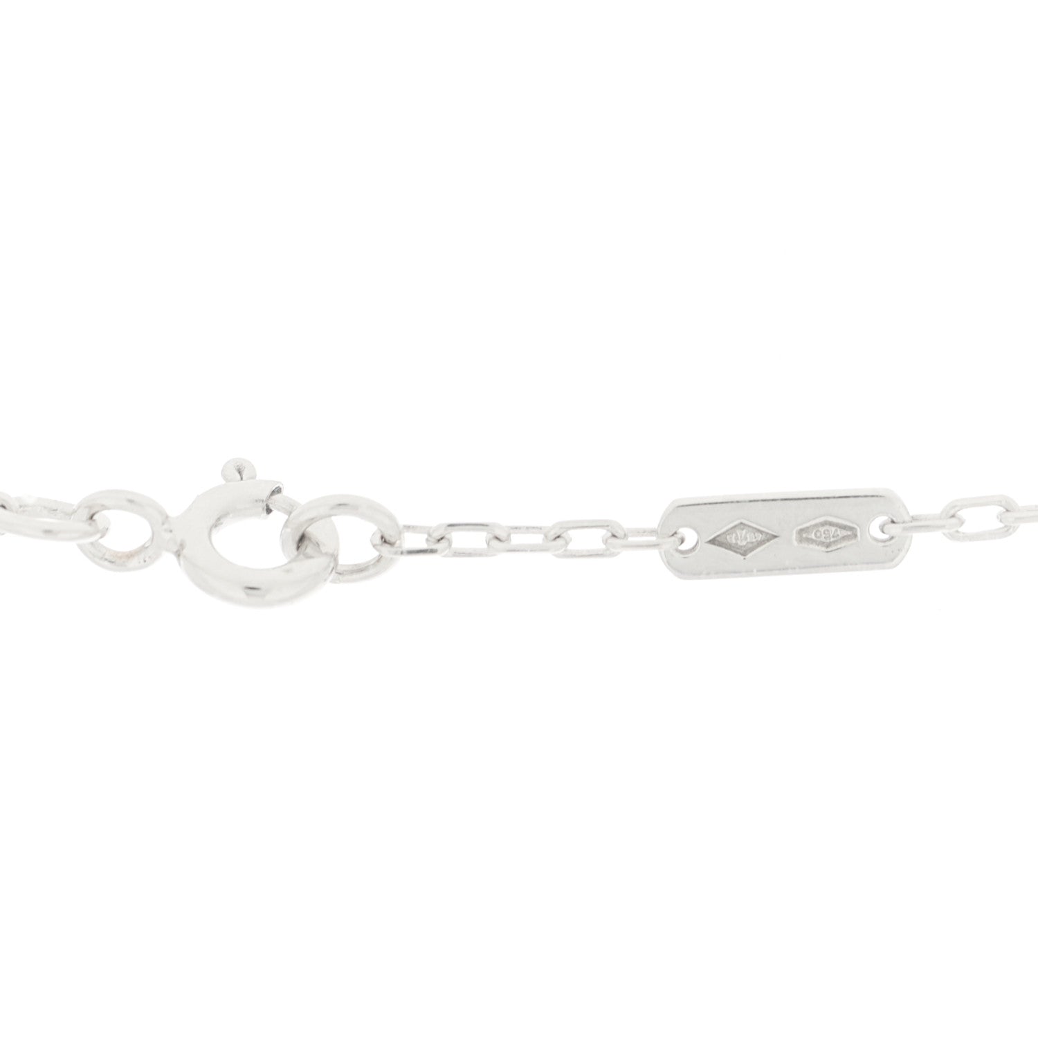 Boucheron 18K White Gold Diamond .59ct Ava Pendant Necklace 4 of 5