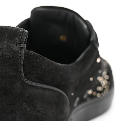 Christian Louboutin Veau Velours Crystal Mens Degralouis Low Top Sneaker 43 Black 10 of 13