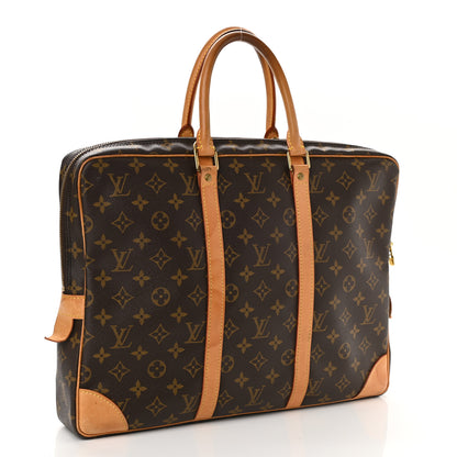 Louis Vuitton Monogram Porte-Documents Voyage Briefcase 3 of 14