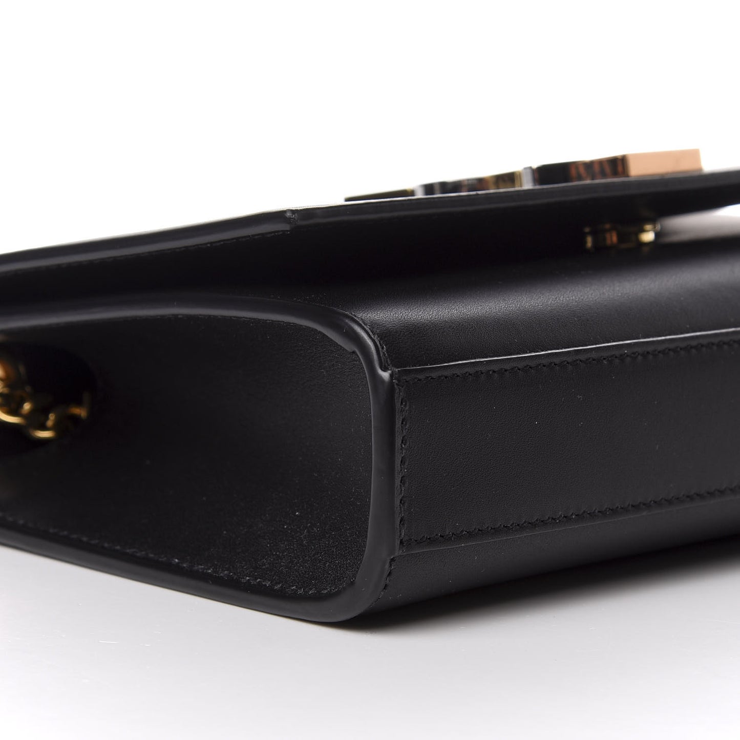 Calfskin Small Monogram Kate Satchel Black