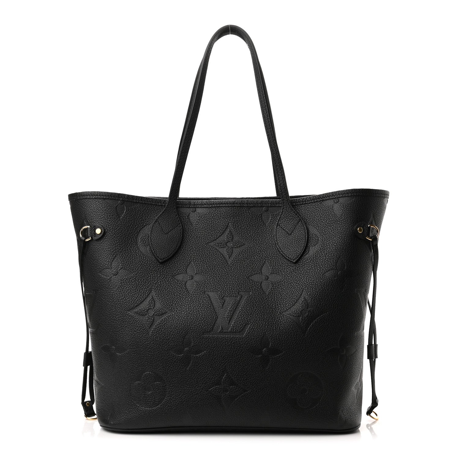 Louis Vuitton Empreinte Monogram Giant Neverfull MM Black 3 of 10