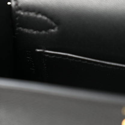 Hermes Epsom Mini Kelly Sellier 20 Black 7 of 11