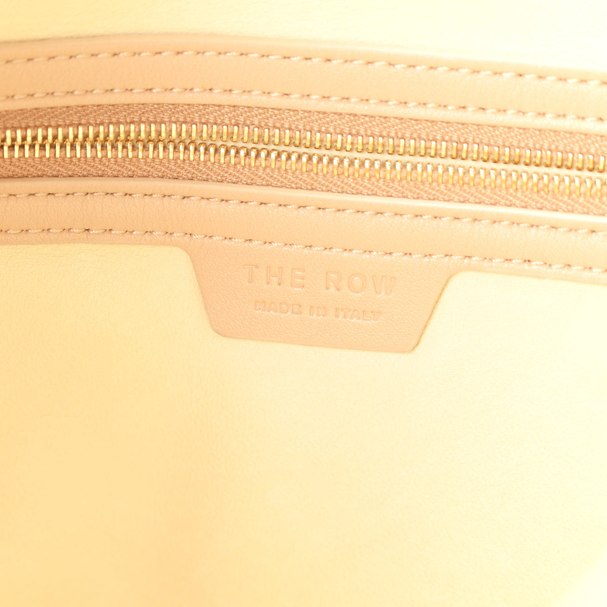 The Row Calfskin N/S Allie Bag Dune 6 of 9