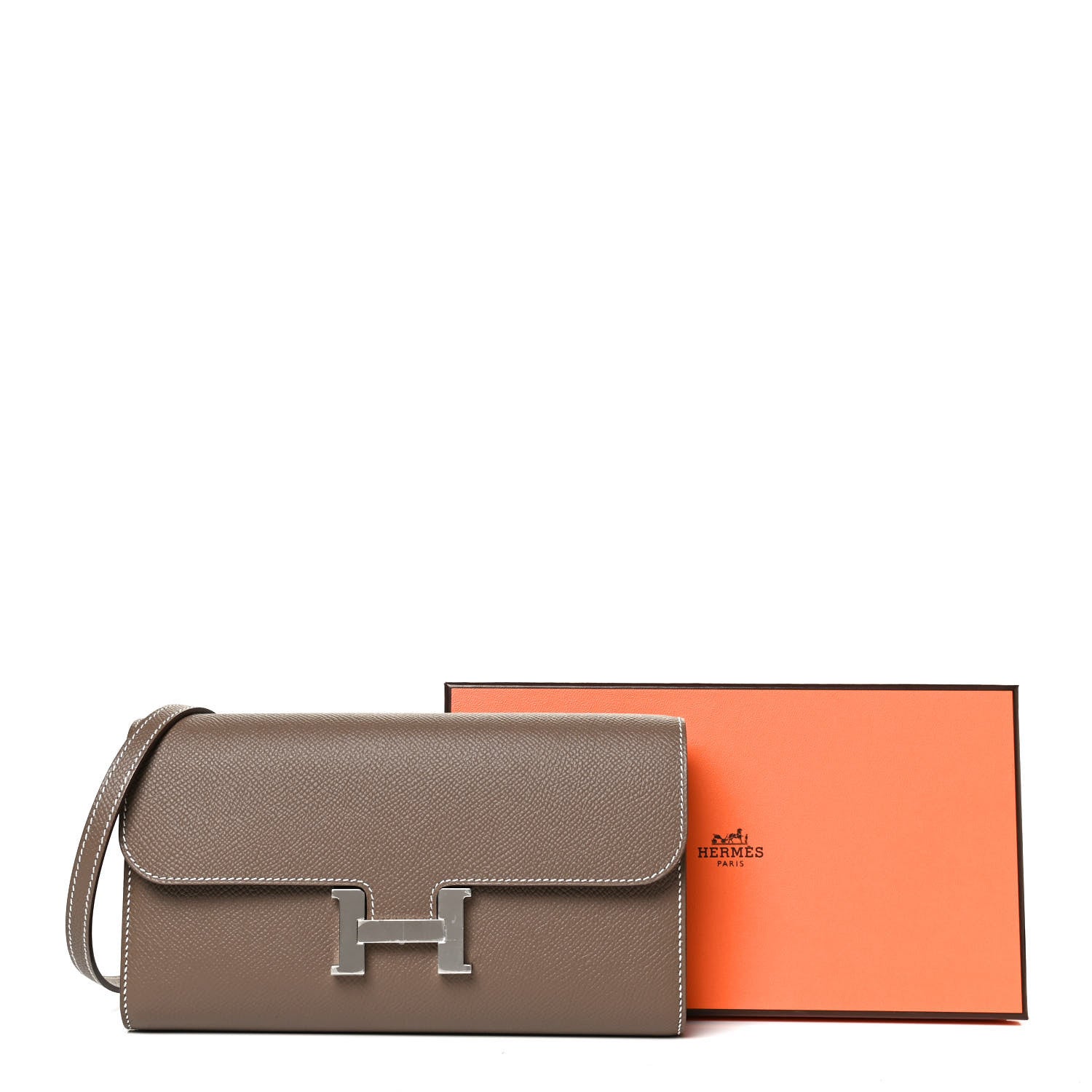 Hermes Epsom Constance Long To Go Wallet Etoupe 9 of 9