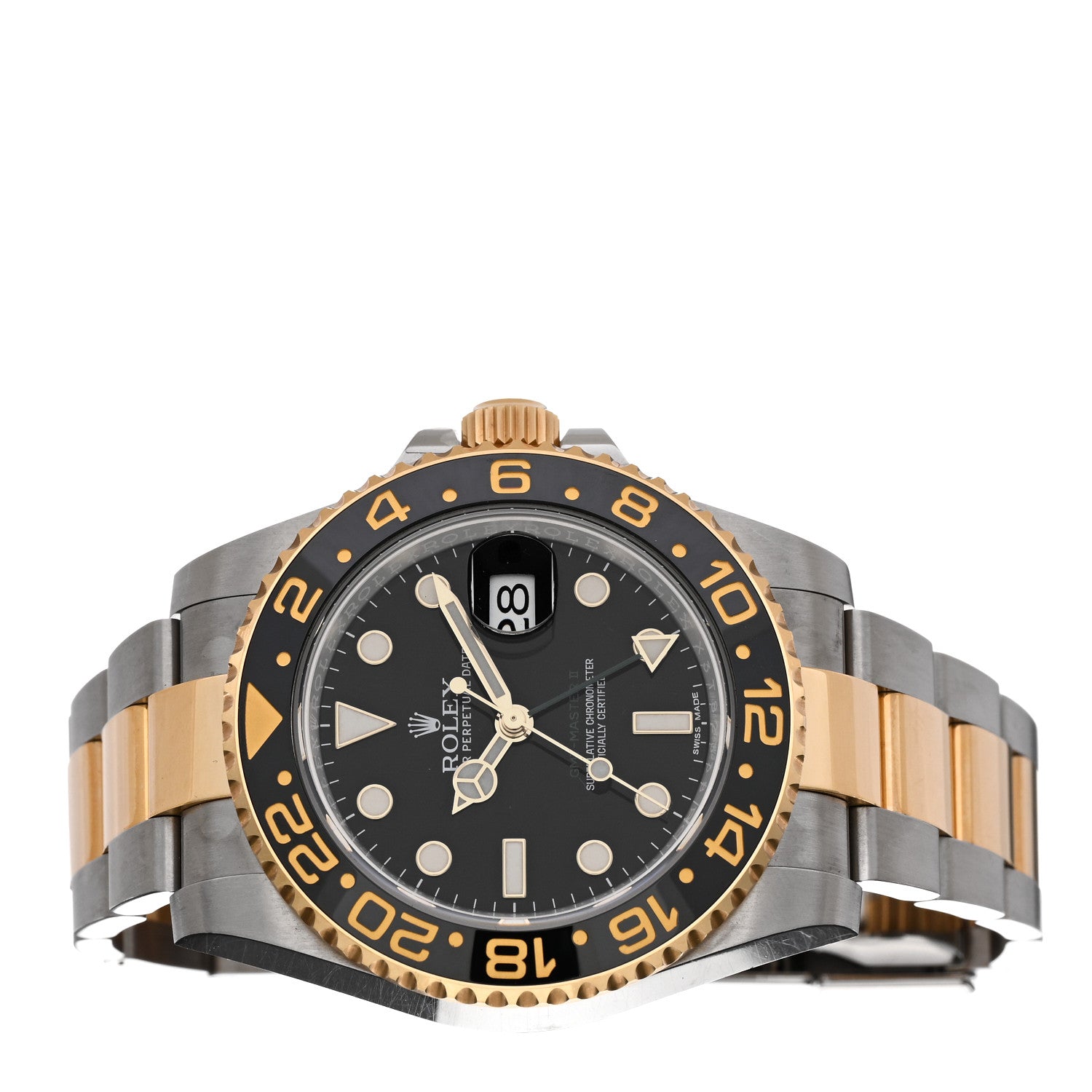 Rolex Stainless Steel 18K Yellow Gold 40mm GMT-Master II Oyster Perpetual Date Watch 116713LN 2 of 5