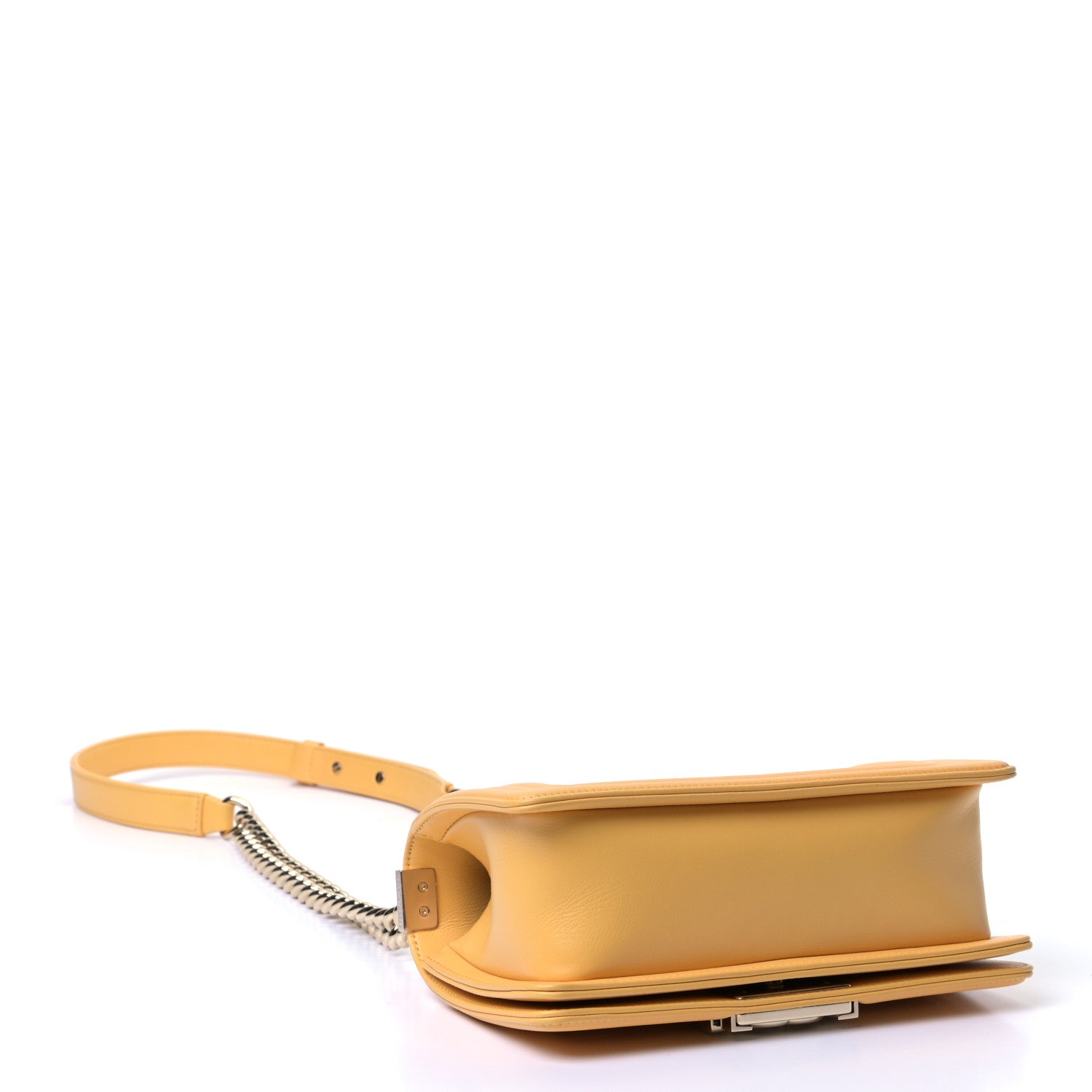 Chanel Calfskin Quilted Small Boy Flap Yellow 3 of 5