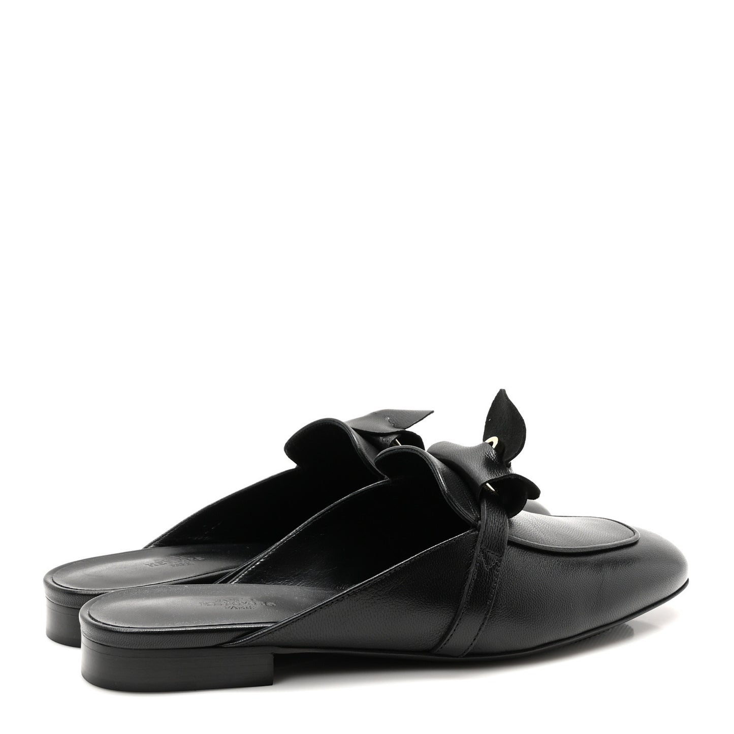 Goatskin Oz Mules 39 Black