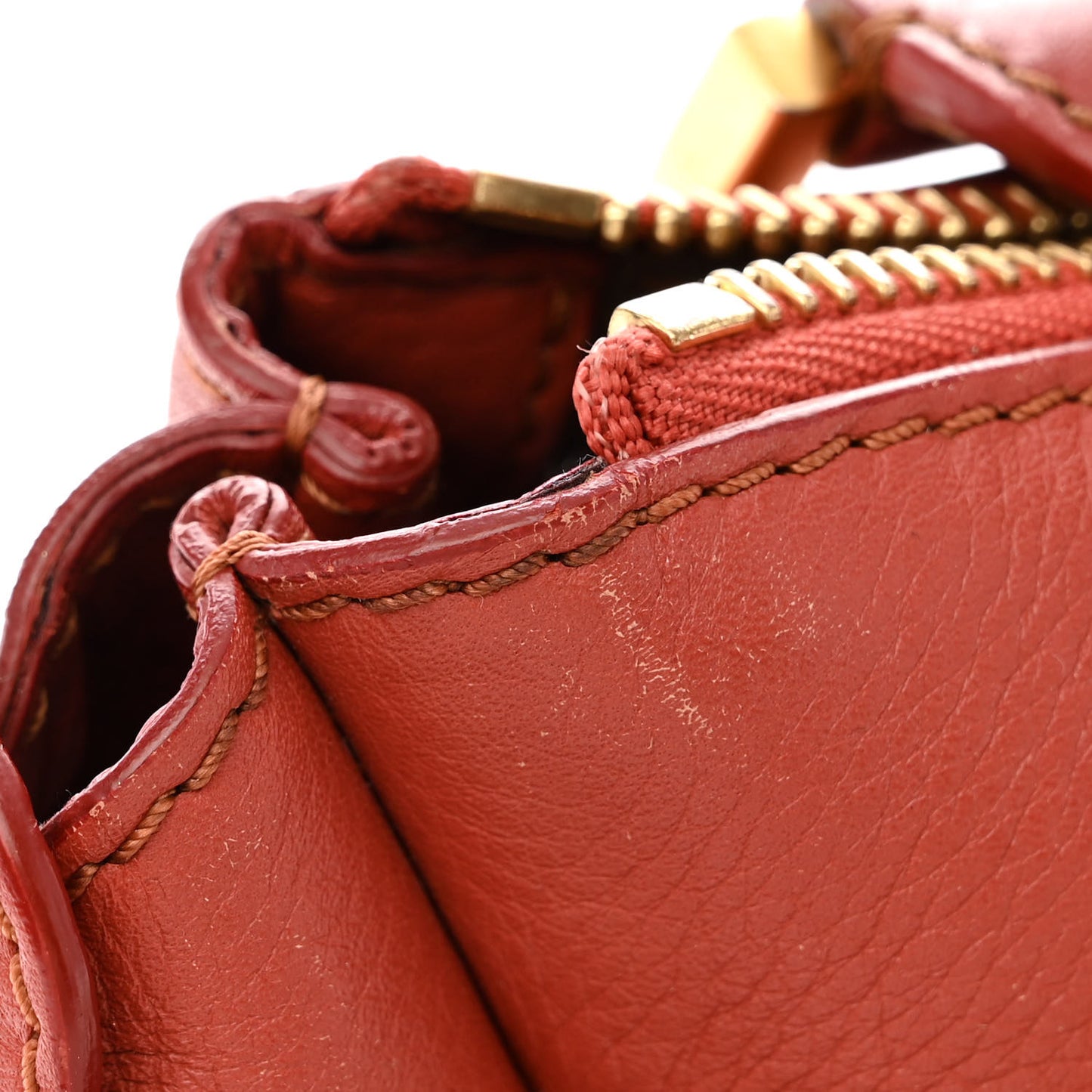 Calfskin Medium Marcie Satchel Maple Leaf