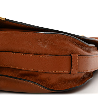 Chloe Calfskin Medium Marcie Round Crossbody Bag Tan 10 of 10